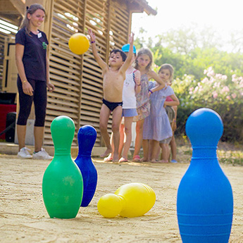 campeggio club per bambini spiaggia di palombaggia